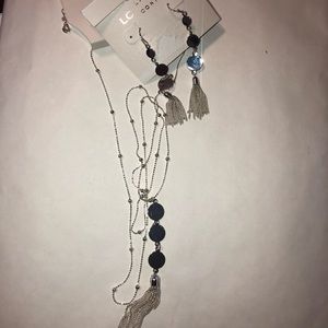 LC earring and necklace